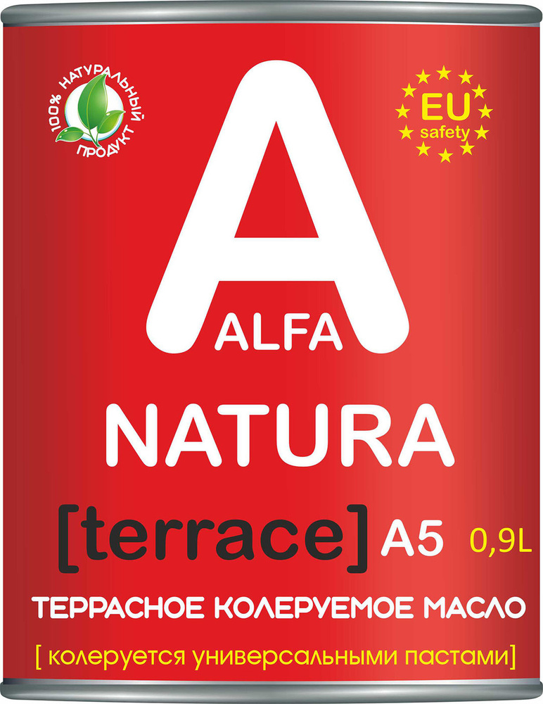 ALFA NATURA Масло-воск 0.9 л., бесцветный #1