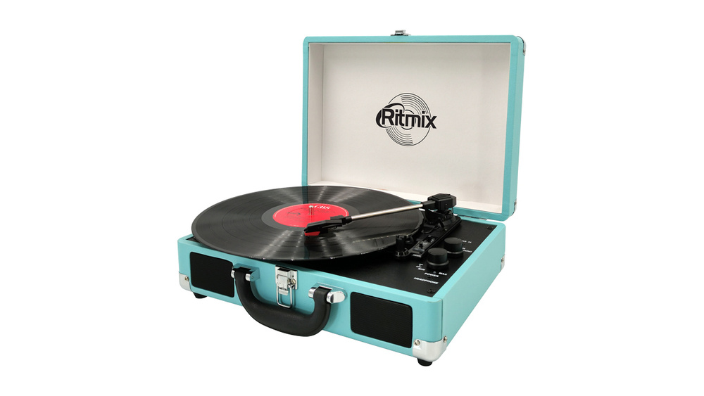 Виниловый проигрыватель RITMIX LP-160B Blue #1