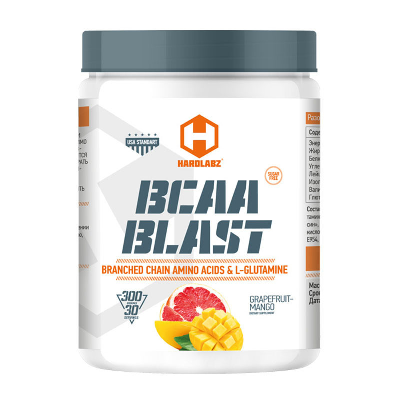 Аминокислоты BCAA Blast 300 г, вкус: грейпфрут-манго #1