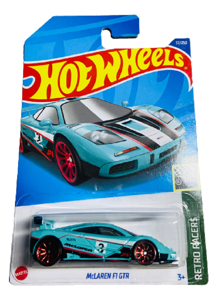 HCW37 Машинка металлическая игрушка Hot Wheels коллекционная модель McLAREN F1 GTR  #1