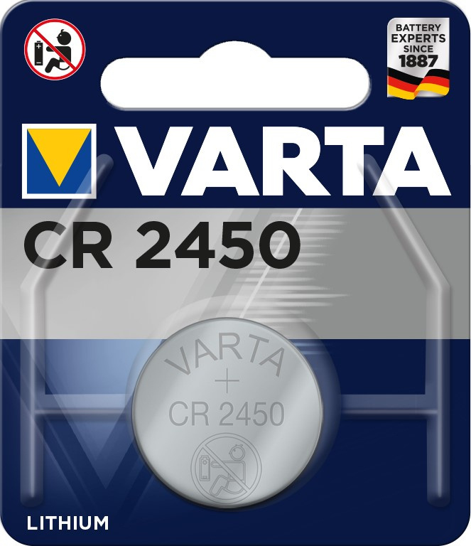 Батарейка VARTA CR2450 Lithium 3V 1 шт #1