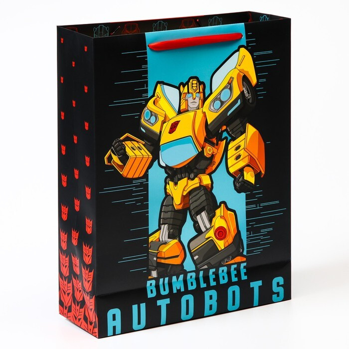 Пакет подарочный "AUTOBOTS", Трансформеры, 31х40х11,5 см #1