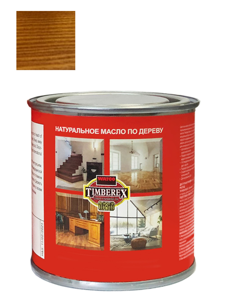 Масло интерьерное Timberex Colored Wood Finishing Oil ранняя америка 1 л  #1