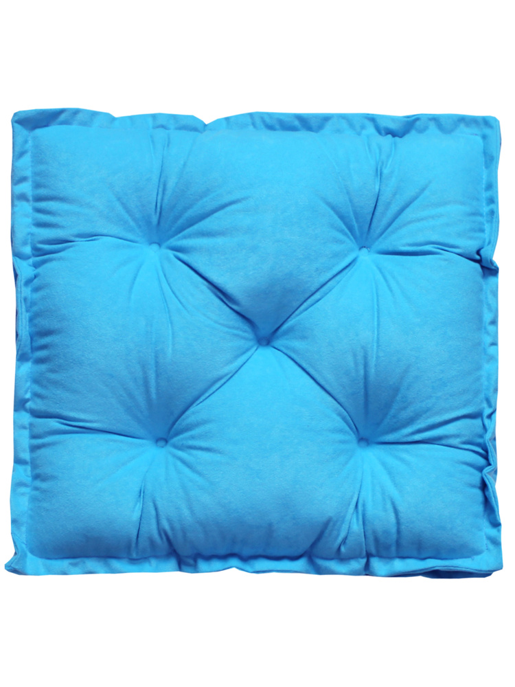 Подушка для сиденья МАТЕХ 2D VELOURS 45х45 см. Цвет светло-голубой, арт. 51-091  #1