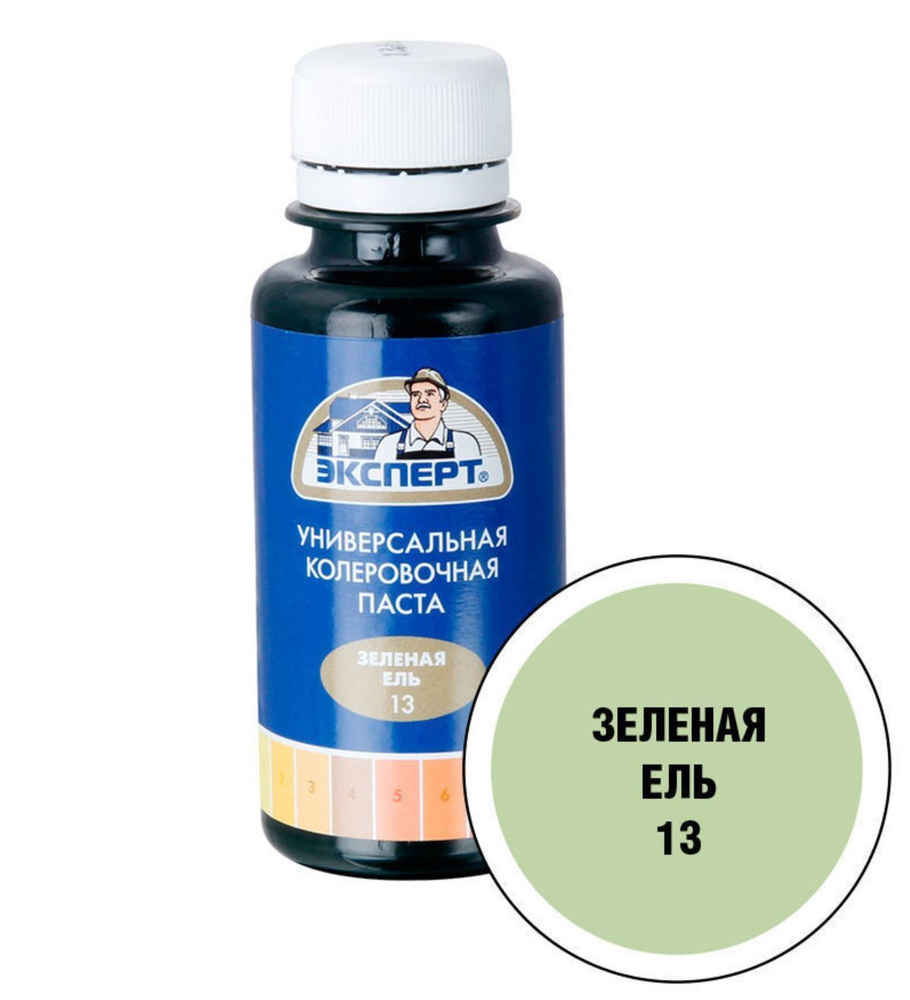 ЭКСПЕРТ Краситель универсал.№13 зел. ель 100мл #1