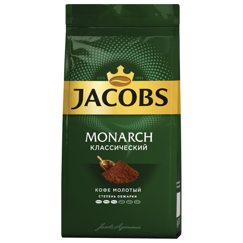 Кофе молотый JACOBS Monarch, 230 грамм, вакуумная упаковка #1