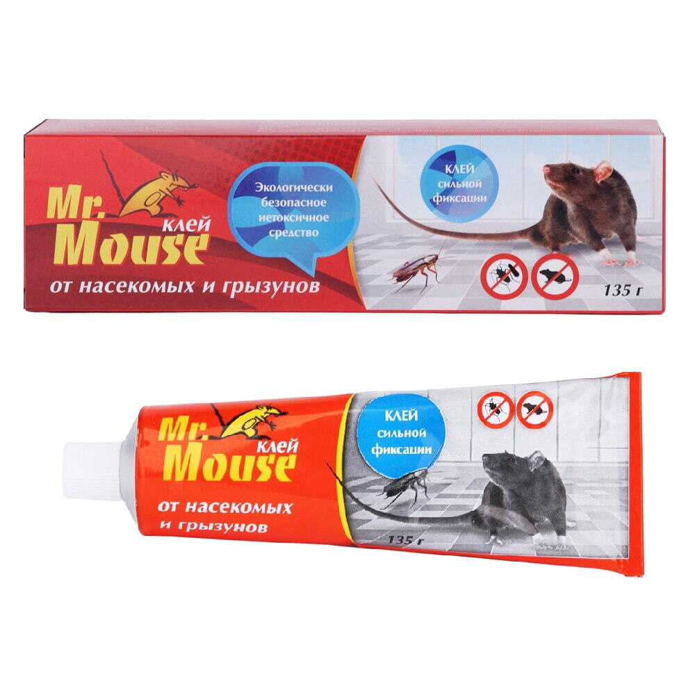 Mr.Mouse (Мистер Маус) клей от грызунов, крыс и мышей, 135 г #1