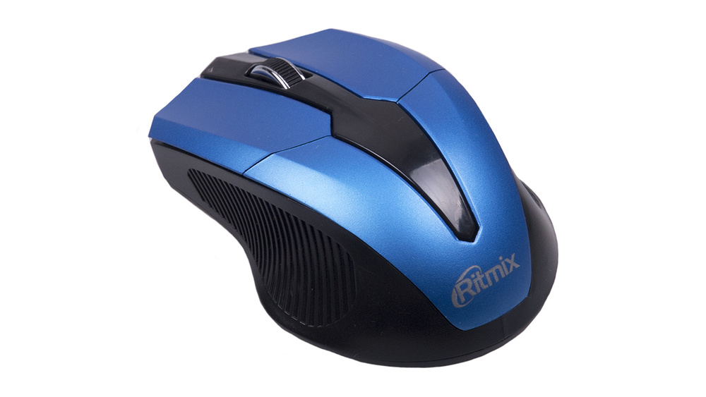 Ritmix Мышь беспроводная RMW-560 Black-Blue, синий, черный #1