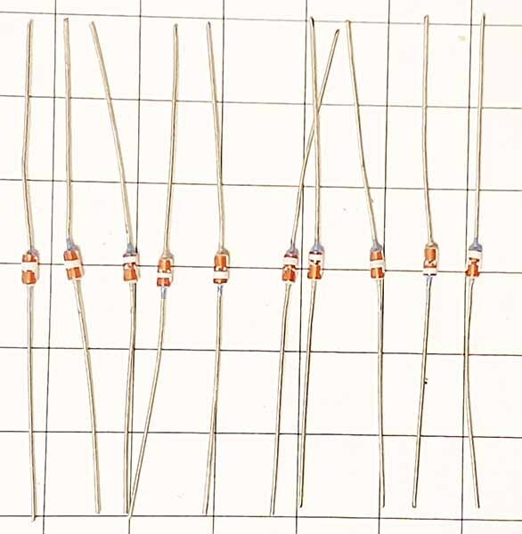 Стабилитрон 2С175Ж, 10 штук / Аналоги: КС175Ж, 1N3181, BZY83C7V5 ...