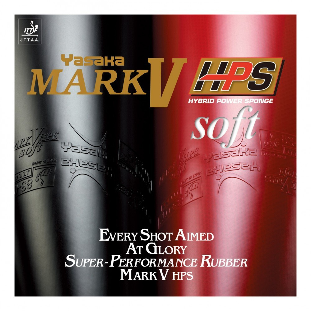 Накладка для настольного тенниса Yasaka Mark V (5) HPS Soft, Black, Max #1
