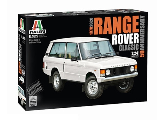 Сборная модель Italeri 3629ИТ Автомобиль RANGE ROVER Classic 50th Anniversary Масштаб 1/24  #1