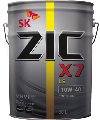 ZIC X7 LS 10W-40 Масло моторное, Синтетическое, 20 л #1