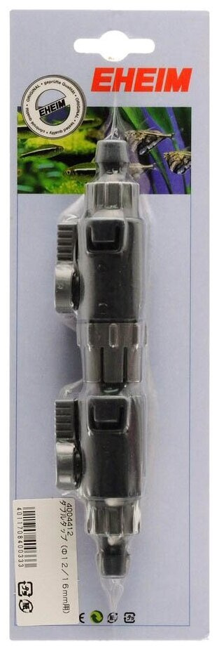 EHEIM Кран двойной 16/22 мм- двойной кран с быстроразъемным соединением для всех шлангов с диаметром #1