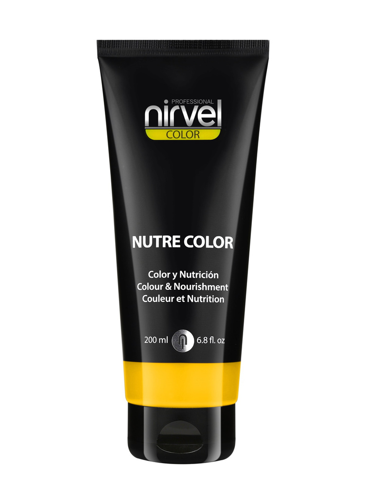 NIRVEL PROFESSIONAL Гель-маска NUTRE COLOR для тонирования волос желтая 200 мл  #1