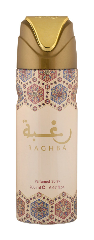 Lattafa Perfumes Raghba Парфюмированный дезодорант спрей сладкий аромат для женщин, 200 мл  #1