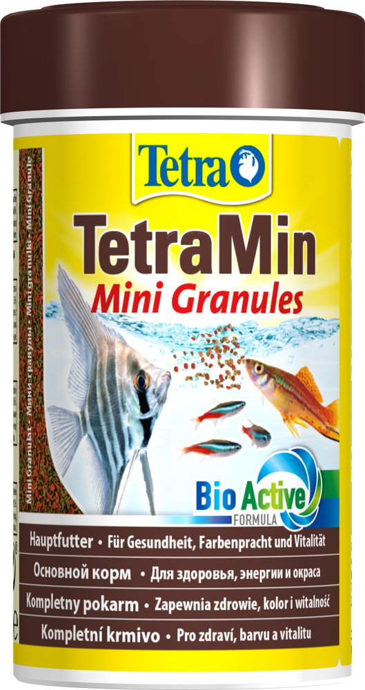 TetraMin Mini Granules 100 мл/45г корм в маленьких гранулах для молоди рыб и рыб с маленьким ртом  #1