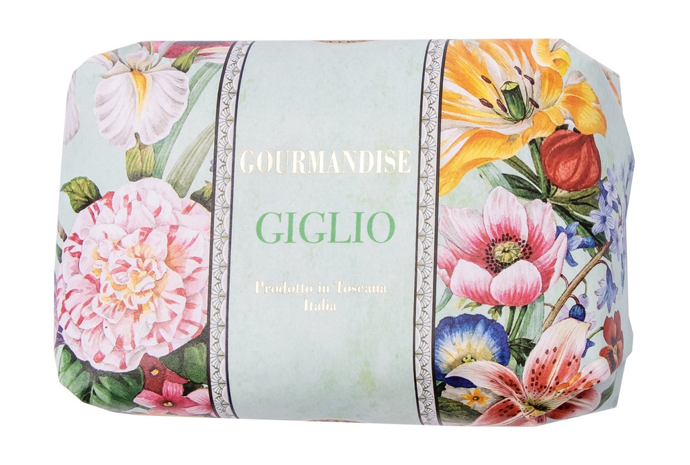 Натуральное парфюмированное мыло c ароматом лилии Gourmandise Savon Parfume Giglio  #1