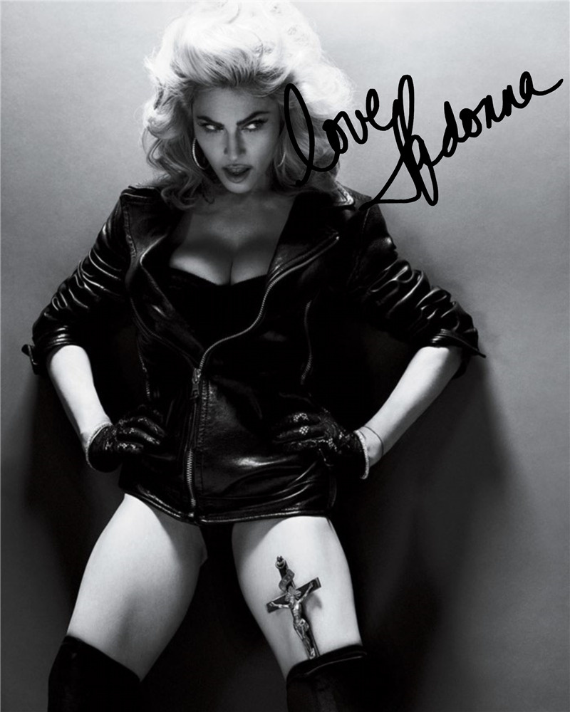 Автограф Мадонна - Автограф Madonna Singer Actress - Фото с автографом, Подписанная фотография, Автограф #1