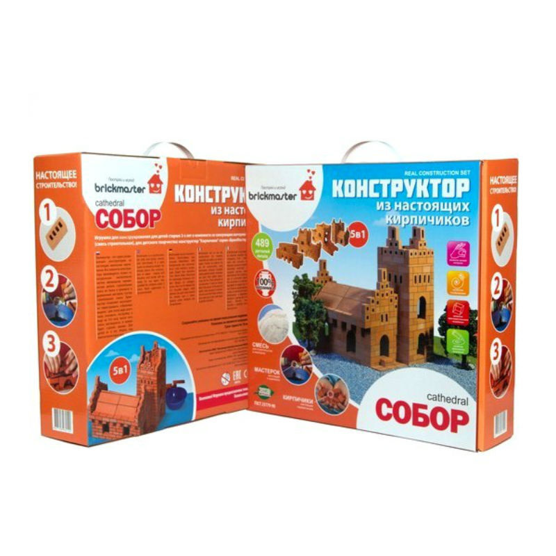 Конструктор-кирпичики Brickmaster Собор /БрикМастер Конструктор для детей от 3 лет  #1