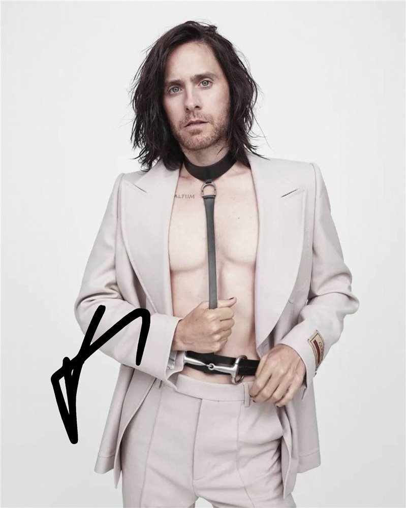 Автограф Джаред Лето - Автограф Jared Leto Rock Musician - Фото с автографом, Подписанная фотография, #1