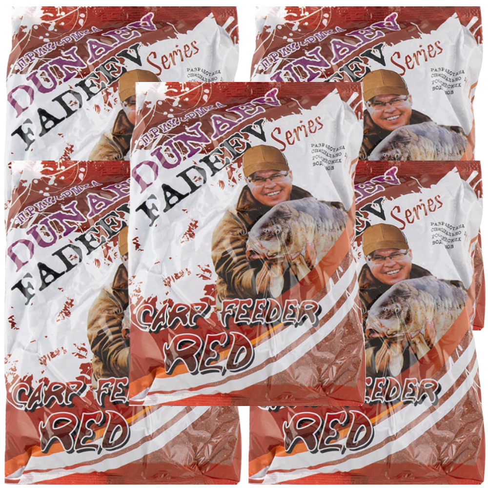 Прикормка DUNAEV-FADEEV Feeder Carp Red (Карп Красная) (5 упаковок/ 5 кг)  #1