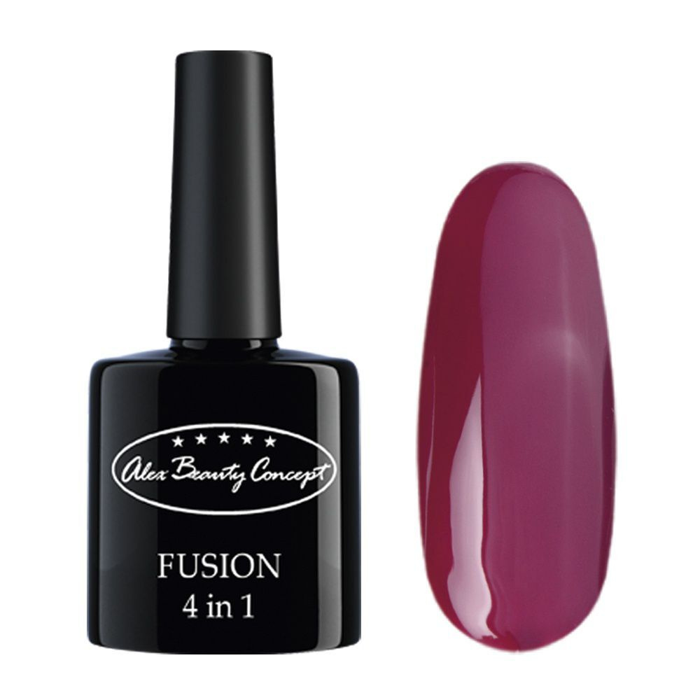 Alex Beauty Concept гель лак для ногтей FUSION 4 IN 1 GEL, 7.5 мл., цвет розовый/бордовый.  #1