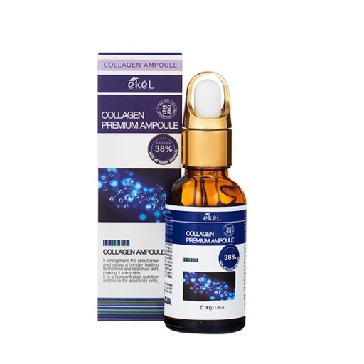 EKEL Ампульная сыворотка для лица с коллагеном Premium Ampoule Collagen ...