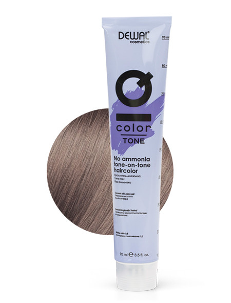 8.10 Краситель тон-в-тон IQ COLOR TONE, 90 мл DEWAL Cosmetics DC8.10T Light ash blonde (светлый пепельный #1