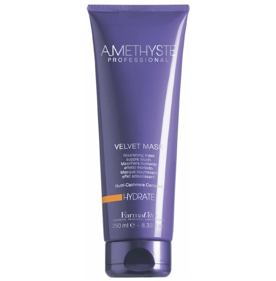 FARMAVITA Питательная маска AMETHYSTE HYDRATE VELVET для сухих и ослабленных волос, 250мл  #1