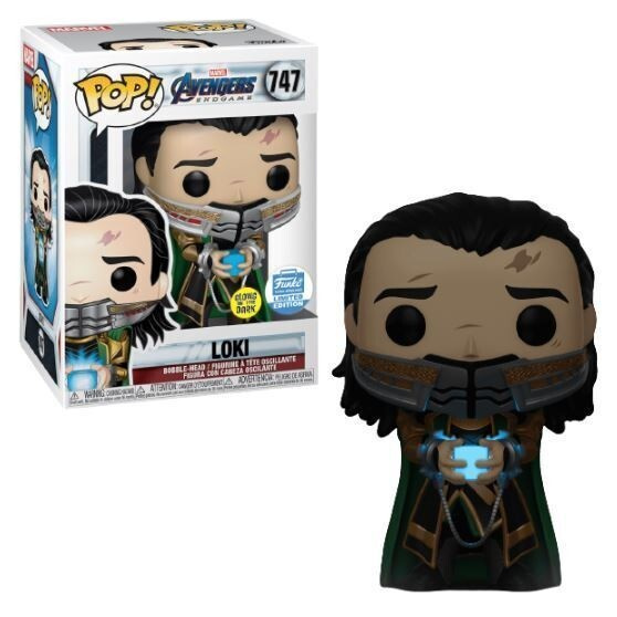 Фигурка Marvel Loki with Tesseract GITD Exclusive 747 #1