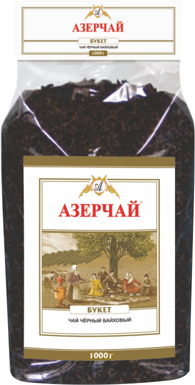 Азерчай Букет, 1000 г / Чай черный крупнолистовой, 1000 г #1