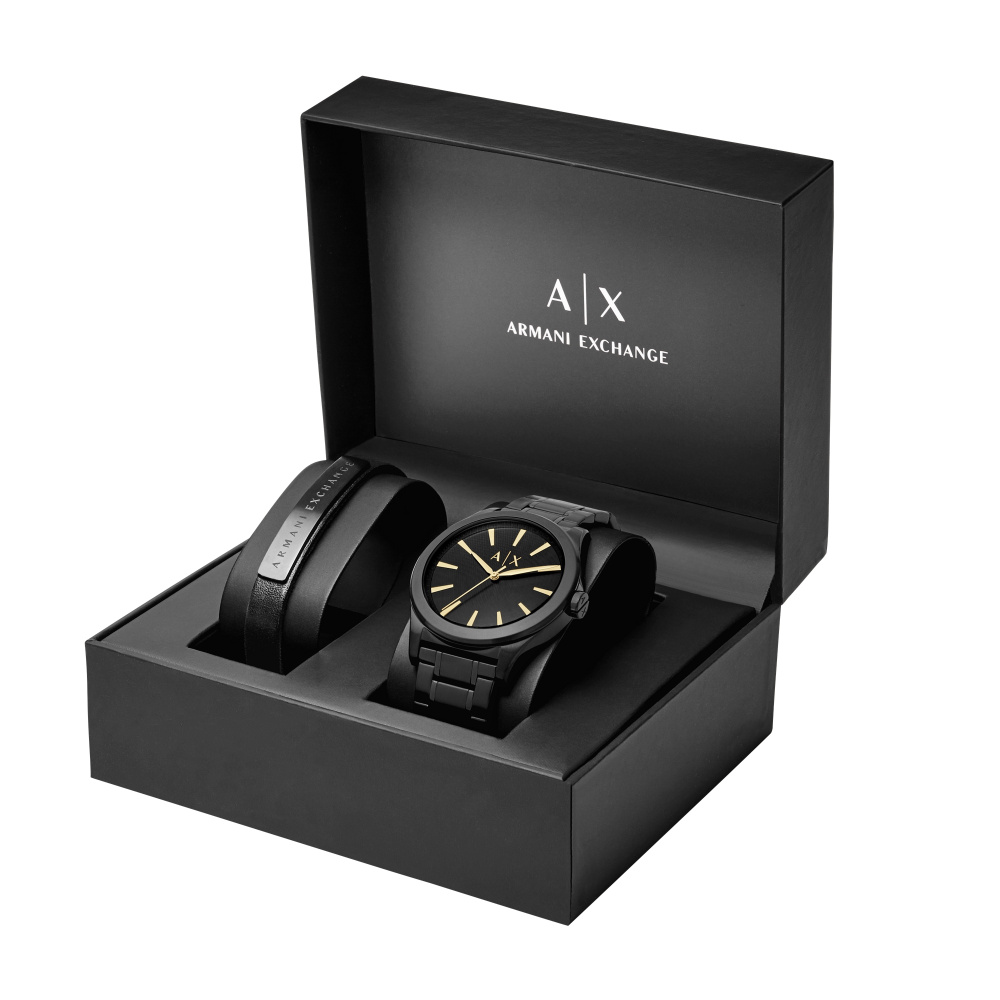 Часы наручные мужские Armani Exchange AX7102, Кварцевые + браслет #1