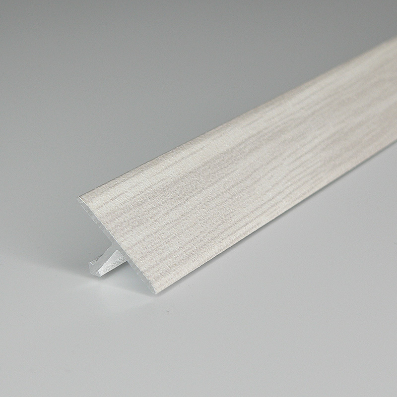 Порожек для напольного покрытия Т-образный 20 мм, длина 1,8 м, Русский профиль алюминиевый, ясень серый #1