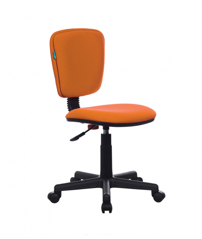 Кресло компьютерное Ch-204NX оранжевый, ткань / Офисное кресло для оператора, персонала, сотрудника, #1