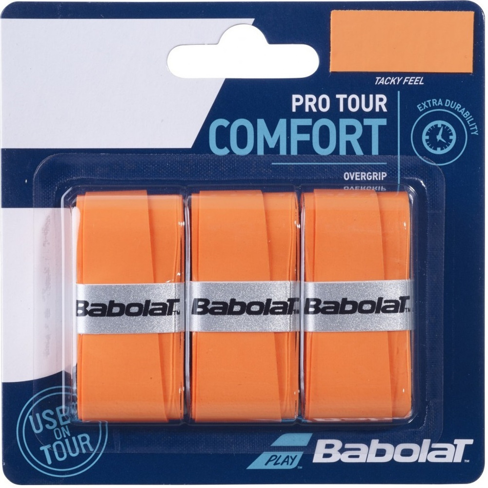 Намотка Babolat Pro Tour (оранжевый) 3шт. #1