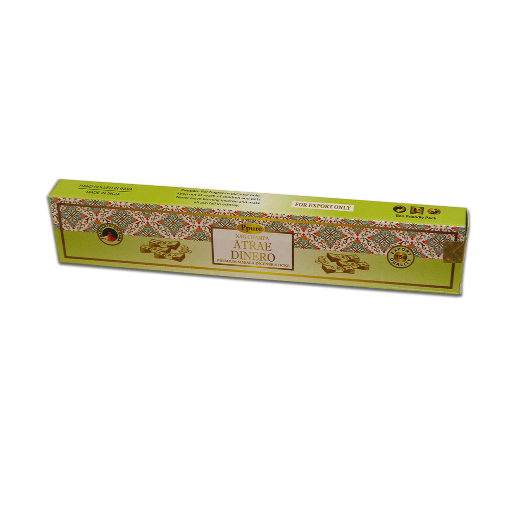 Благовония палочки Ppure Nag Champa Attract Money (Привлечение денег) 15г, 12 шт  #1