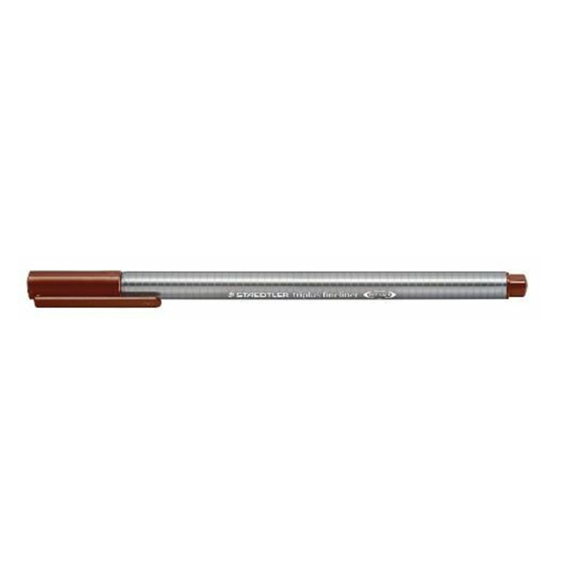 Ручка капиллярная Staedtler Triplus, одноразовая, 0.3 мм Сиена жженая  #1