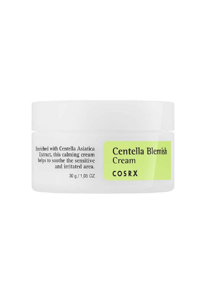 COSRX Крем для лица с центеллой против акне и купероза Centella Blemish Cream 30 г, крем для проблемной #1