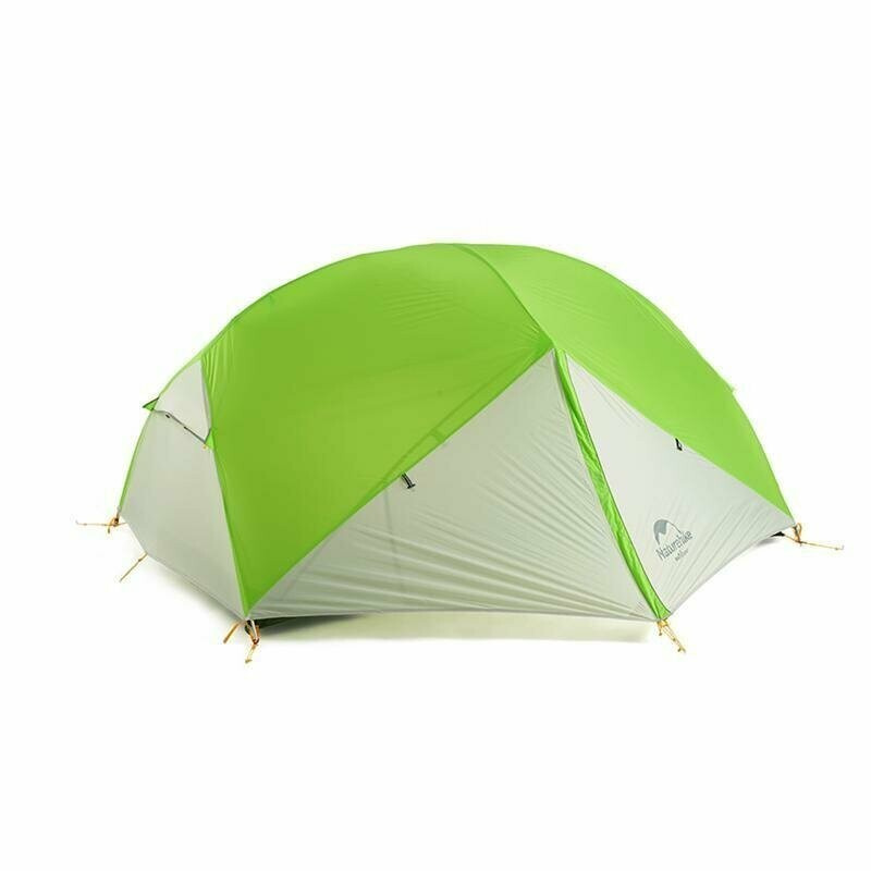Палатка 2-местная Naturehike Mongar NH17T007-M, сверхлегкая, зелено-белая, 6927595726051  #1