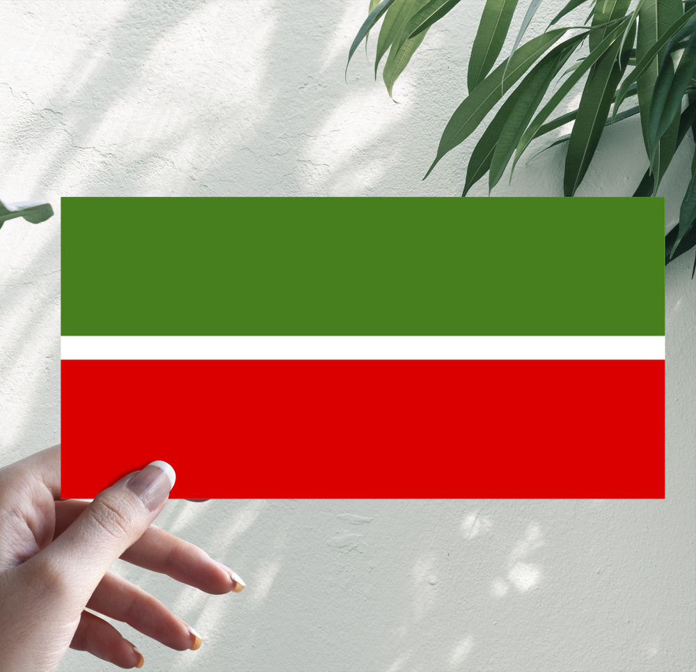 Наклейка Стикер Флаг Татарстана 20см #1