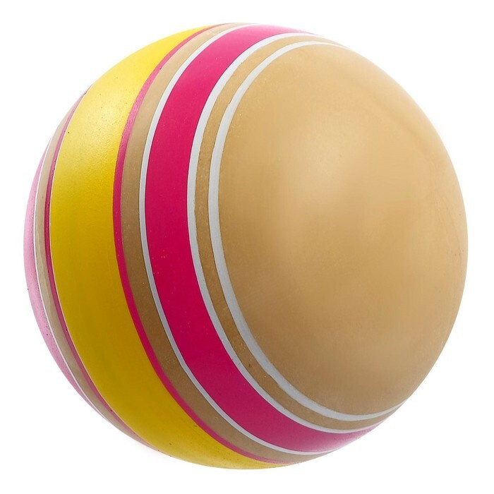Мяч диаметр 100 мм, Эко, ручное окрашивание #1