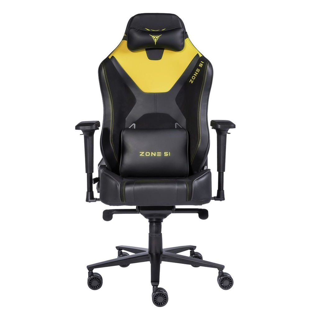 Кресло компьютерное игровое ZONE 51 Armada Black/Yellow (Z51-ARD-YE) #1