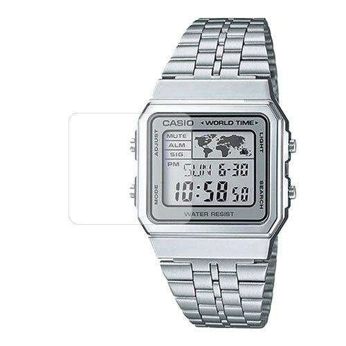 Casio A500WA-7 защитный экран для часов Гидрогель Прозрачный (Силикон)  #1