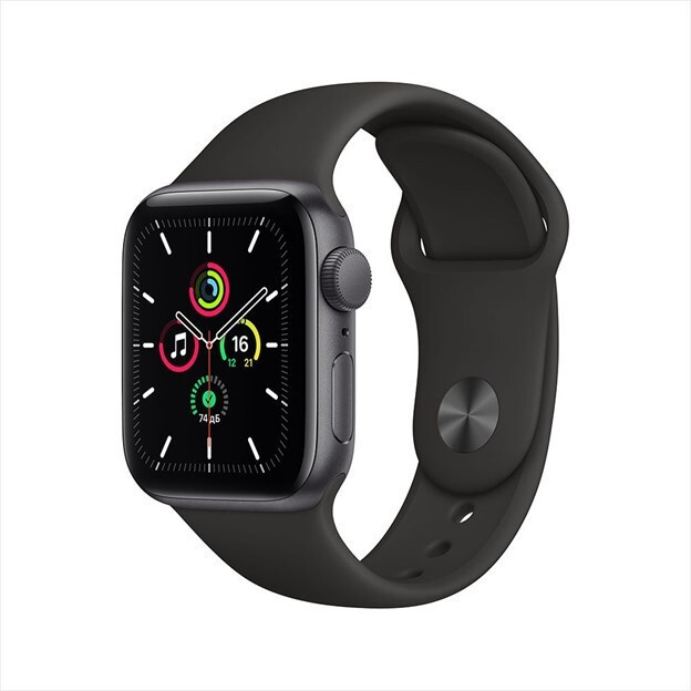 Смарт-часы Apple Watch Series SE 2022 (2GEN) 44mm Midnight Black Aluminum Case with Midnight Sport Band #1