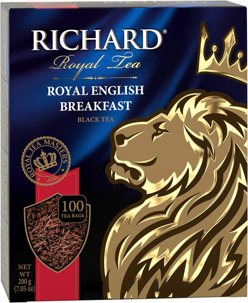 Чай Richard Royal English Breakfast черный (2г x 100шт), 200г #1