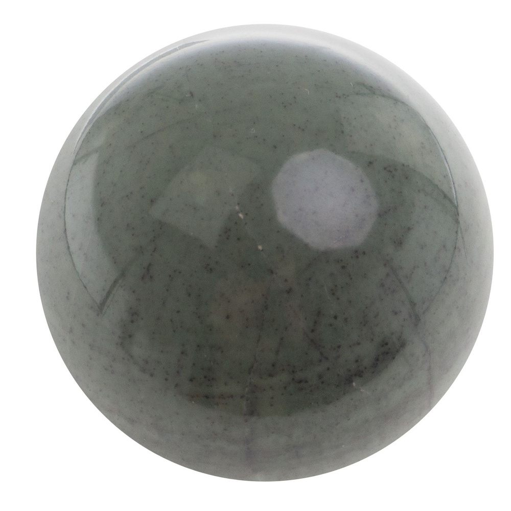Шар из офиокальцита 4,5 см / шар декоративный / шар для медитаций / каменный шарик / сувенир из камня #1