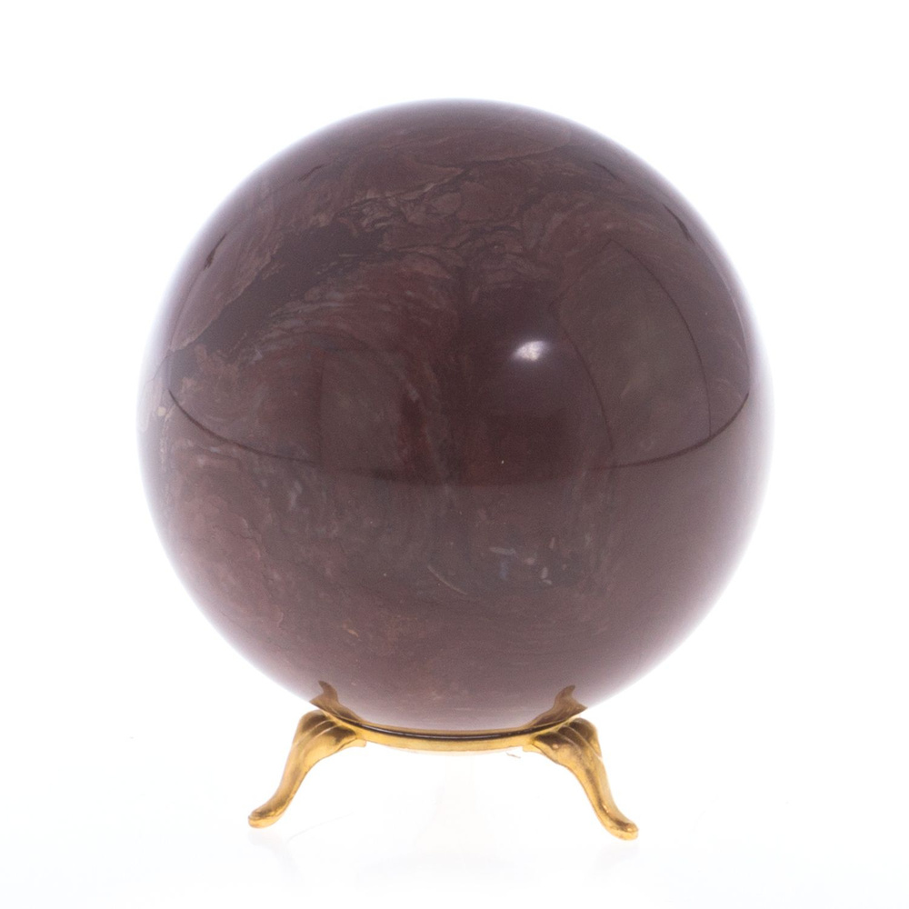 Шар из камня 10 см лемезит / шар декоративный / сувенир из камня  #1
