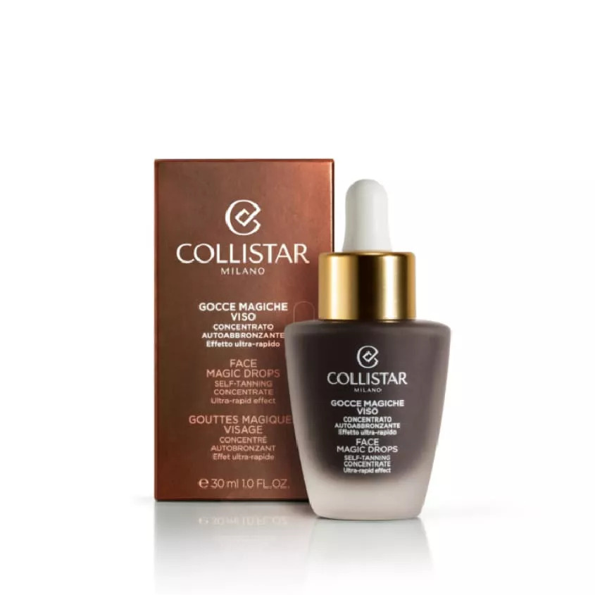 COLLISTAR Концентрат для автозагара для лица, ультра-быстрый эффект (Collistar face magic drops self-tanning #1