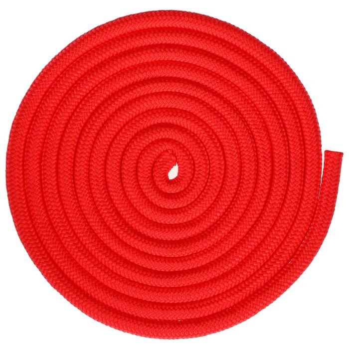 Скакалка гимнастическая, 3 м, цвет красный #1