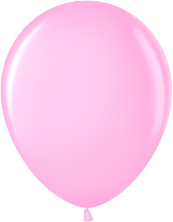 Воздушный шар, шарики (12''/30 см) Розовый (433), пастель, 50 шт. набор шаров на праздник  #1